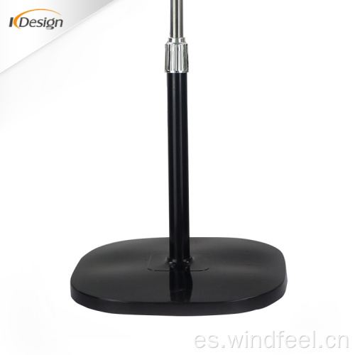 Ventilador de pie de alta potencia agradable negro ventiladores de pie de control de velocidad estándar de 16 pulgadas con temporizador